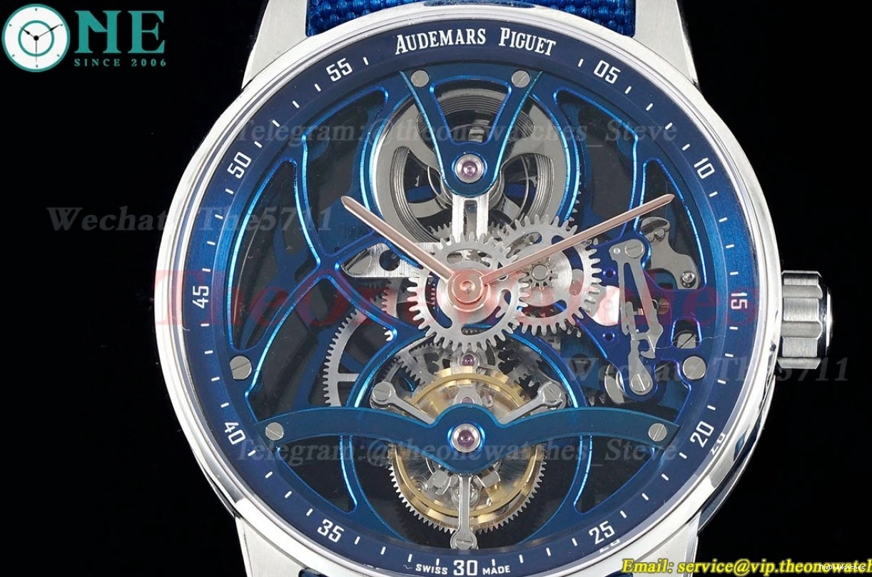 SS Toub 26600NB 41mm NY Skeleton Dial APPF Code11.59 1230